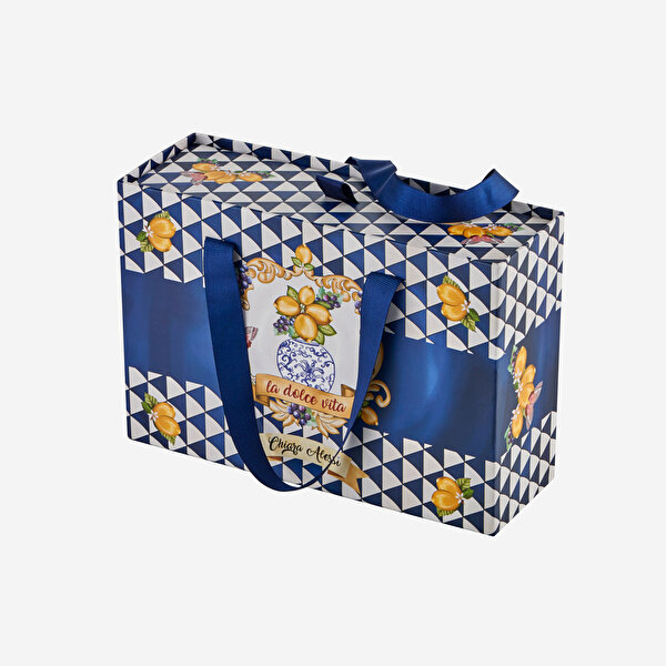 Chiara Alessi Capri Mavi Porselen Kahve Fincan Seti-9