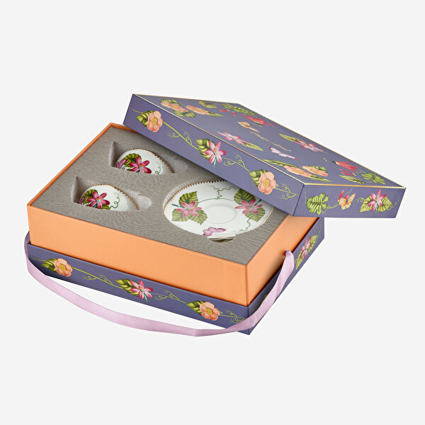 Chiara Alessi Laura Pembe Porselen Kahve Fincan Seti