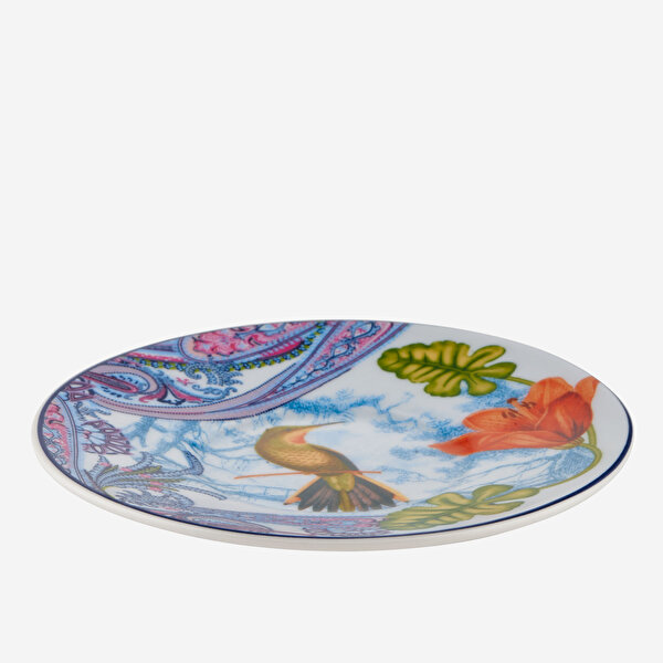 Chiara Alessi Magic Garden Mavi Porselen Kahve Fincan Seti-7