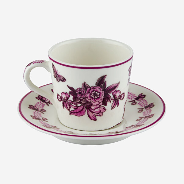 Chiara Alessi Primavera Pembe Porselen Kahve Fincan Seti-4