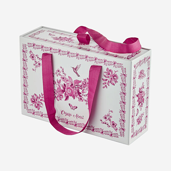 Chiara Alessi Primavera Pembe Porselen Kahve Fincan Seti-10