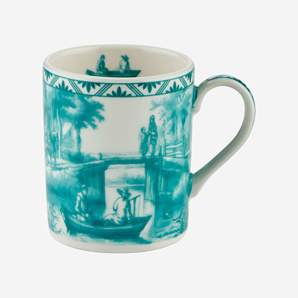 Chiara Alessi Romance Yeşil Porselen Kahve Fincan Seti-8