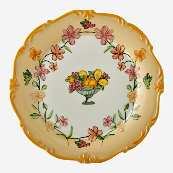 Chiara Alessi Il Sogno Turuncu Stoneware Yemek Tabağı