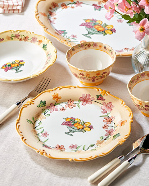 Chiara Alessi Il Sogno Turuncu Stoneware Yemek Tabağı-1