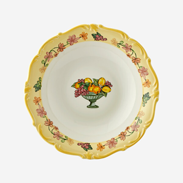 Chiara Alessi Il Sogno Sarı Stoneware Çukur Tabak