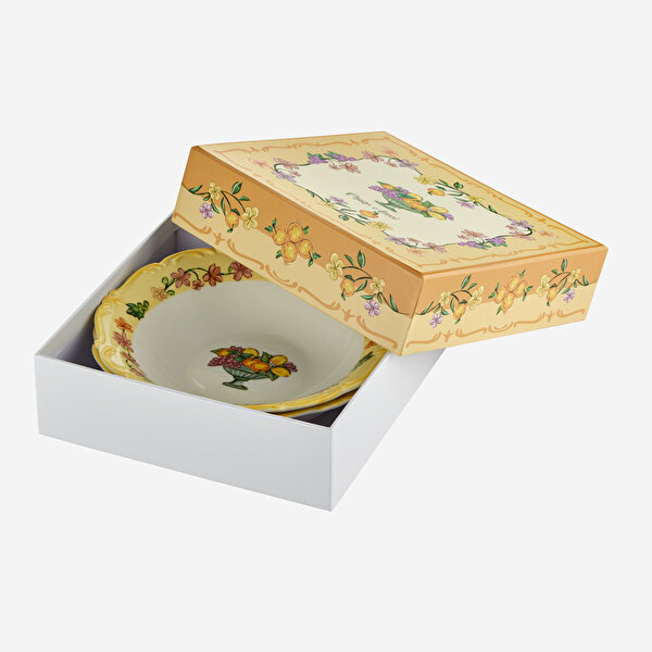 Chiara Alessi Il Sogno Sarı Stoneware Çukur Tabak-2