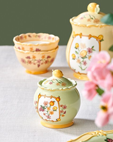 Chiara Alessi Il Sogno Yeşil Stoneware Şekerlik-1