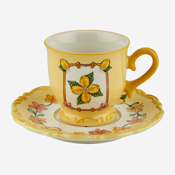Chiara Alessi Il Sogno Sarı Stoneware Kahve Fincan Seti-2