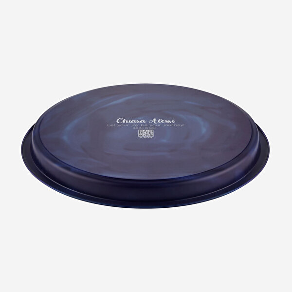 Chiara Alessi La Felicita Lacivert Metal Tepsi-3