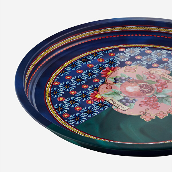 Chiara Alessi Vita Bella Mavi Metal Tepsi-2