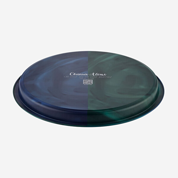 Chiara Alessi Vita Bella Mavi Metal Tepsi-3