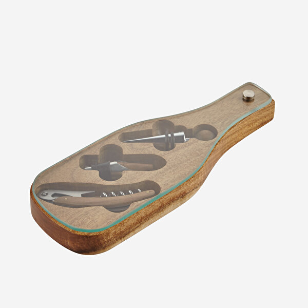 Chiara Alessi Acacia Elegance Kahverengi Bambu Tirbuşon-3