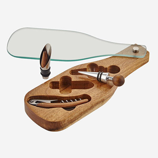 Chiara Alessi Acacia Elegance Kahverengi Bambu Tirbuşon-1