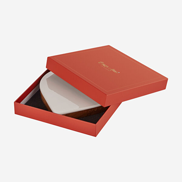 Chiara Alessi Acacia Elegance Kahverengi Ahşap Peynir Sunum Tabağı-2