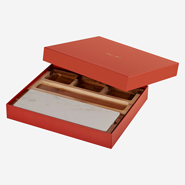 Chiara Alessi Acacia Elegance Kahverengi Ahşap Peynir Sunum Tabağı-2