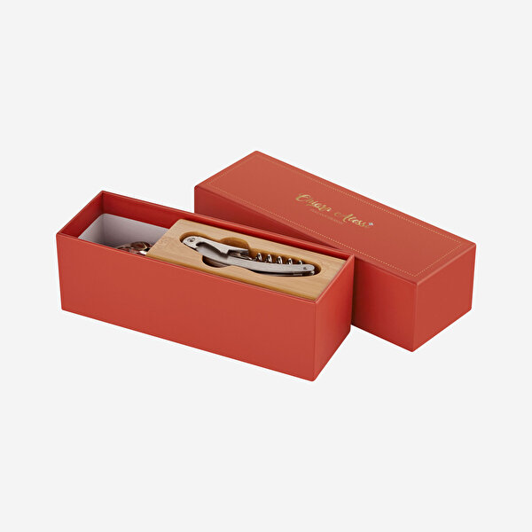 Chiara Alessi Acacia Elegance Kahverengi Bambu Tirbuşon