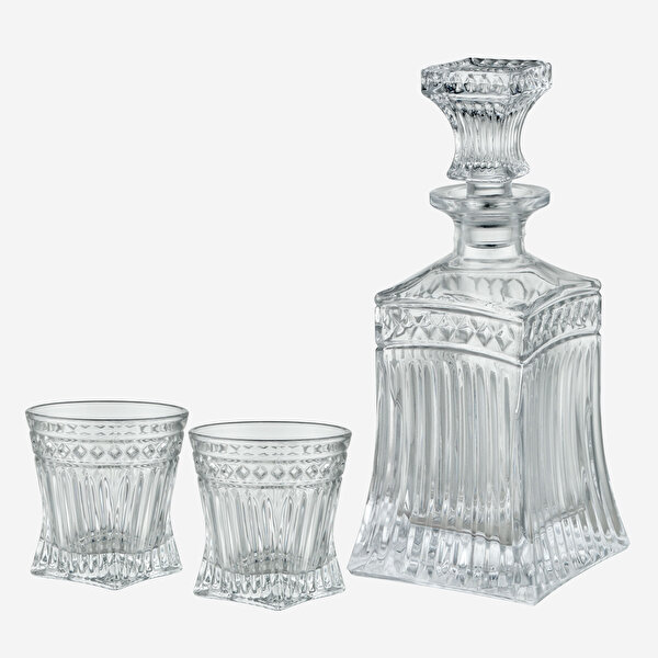 Chiara Alessi The Gentlemen’s Reserve Şeffaf Cam Viski Seti-1