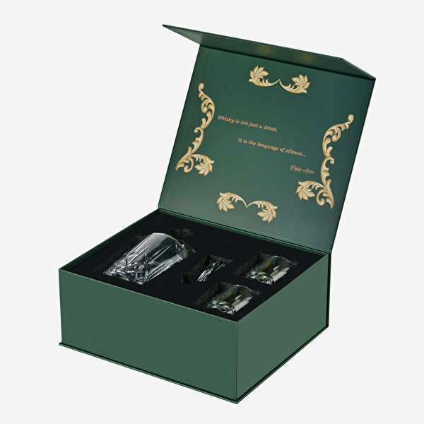 Chiara Alessi The Gentlemen’s Reserve Şeffaf Cam Viski Seti-2