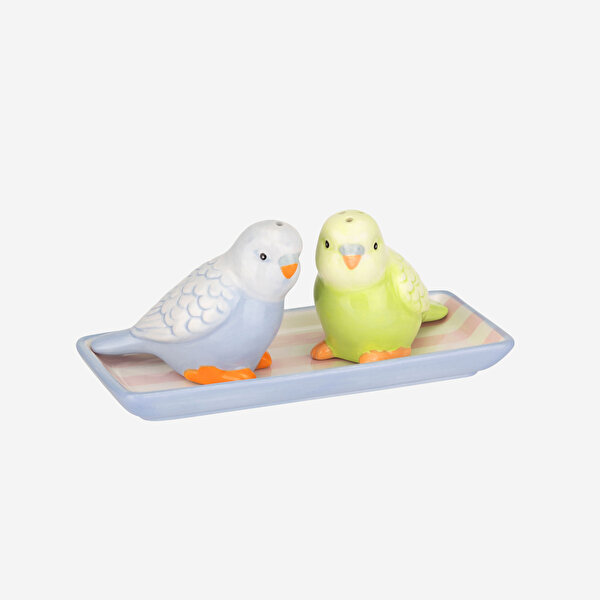 Cath Kidston Painted Table Mavi Seramik Tuzluk Ve Biberlik-3