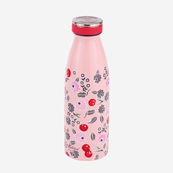 Cath Kidston Cherry Pembe Paslanmaz Çelik Termos-1