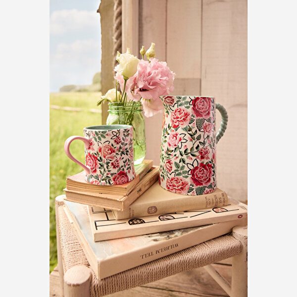Cath Kidston Dolly Rose Yeşil Stoneware Sürahi-3