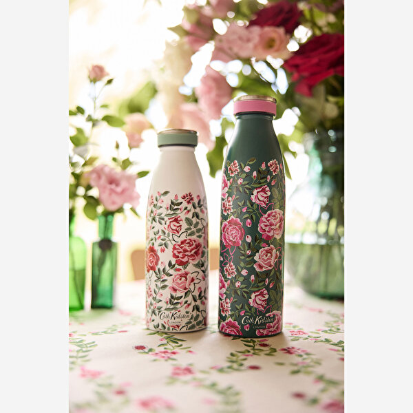Cath Kidston Dolly Rose Yeşil Paslanmaz Çelik Termos-1