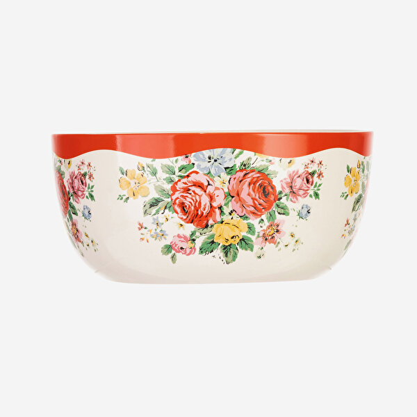 Cath Kidston Feels Like Home Kırmızı Stoneware Kase