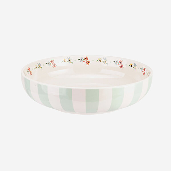 Cath Kidston Feels Like Home Yeşil Stoneware Kase
