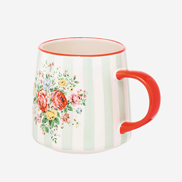Cath Kidston Feels Like Home Yeşil Stoneware Kupa-4