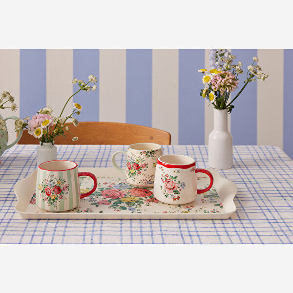 Cath Kidston Feels Like Home Yeşil Stoneware Kupa-1