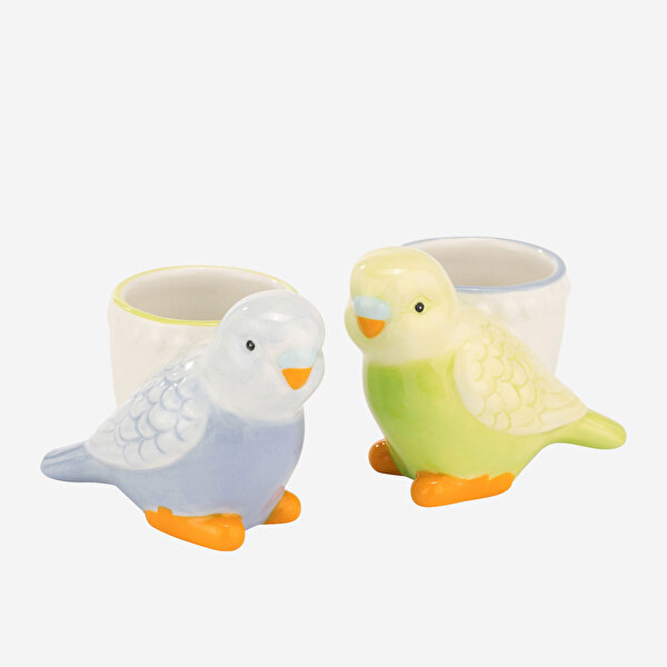 Cath Kidston Painted Table Mavi Seramik Yumurtalık-1