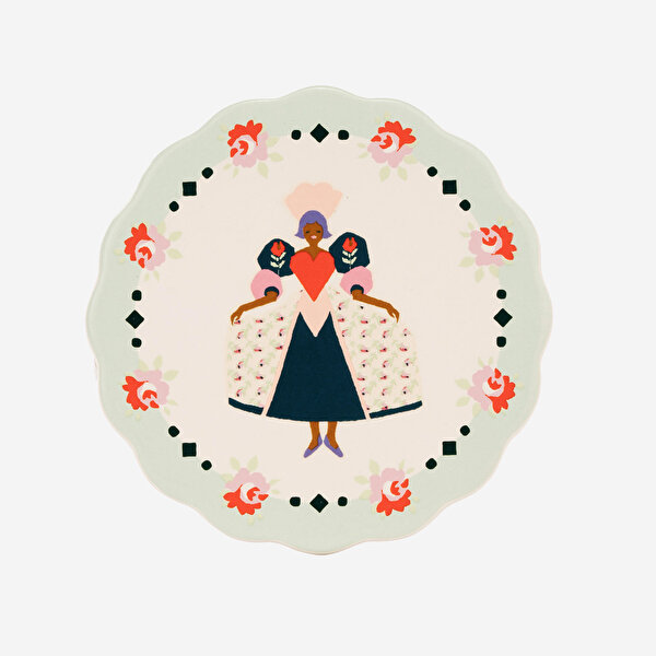 Cath Kidston Spring Birds Pembe Mantar Bardak Altlığı-5