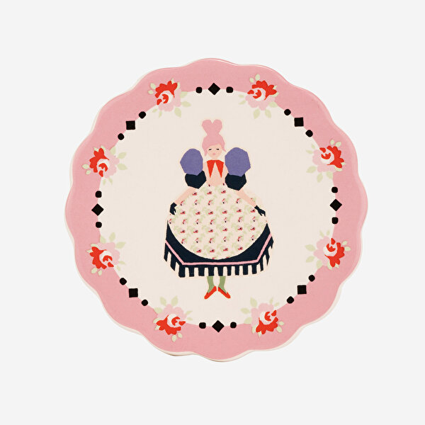 Cath Kidston Spring Birds Pembe Mantar Bardak Altlığı-2