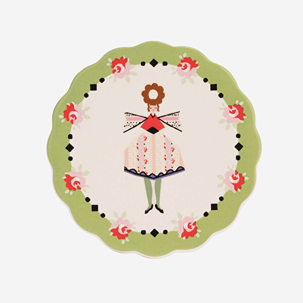 Cath Kidston Spring Birds Pembe Mantar Bardak Altlığı-4