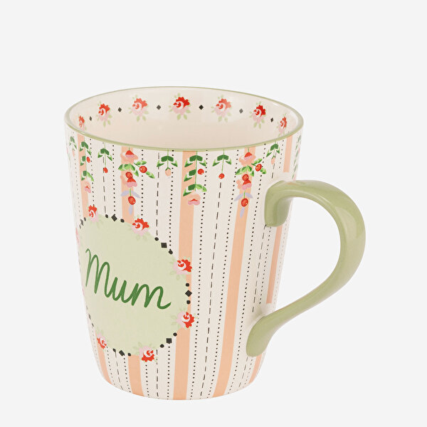 Cath Kidston Spring Birds Yeşil Stoneware Kupa Seti-5