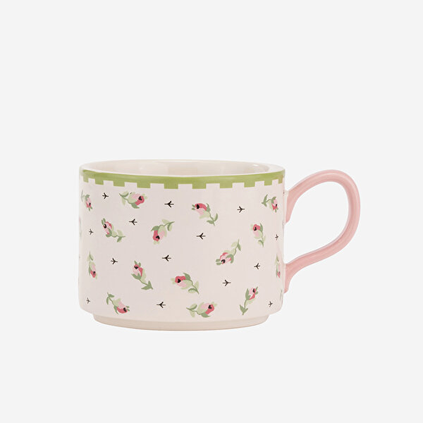 Cath Kidston Spring Birds Pembe Stoneware Çay Fincan Seti-8