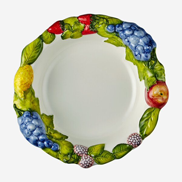 Edelweiss Italy Beyaz Seramik Servis Kasesi-3