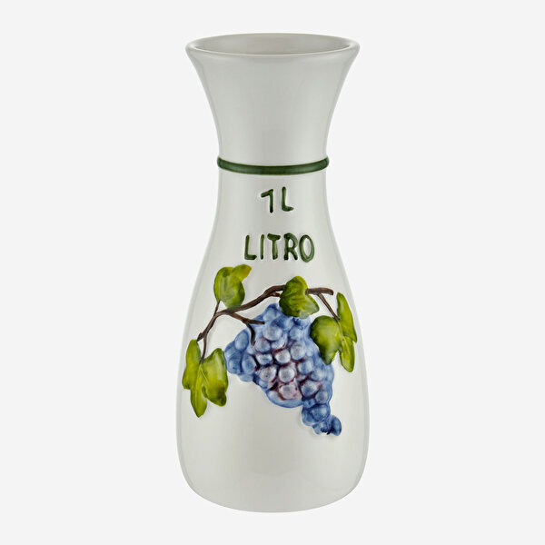 Edelweiss Italy Beyaz Seramik Karaf