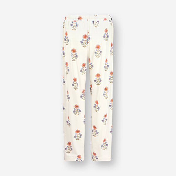 Pip Studio Belin Beyaz Viscose Pantolon-4