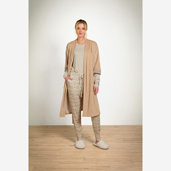 Pip Studio Bobien Haki Viscose Pantolon-3