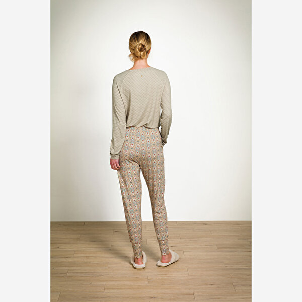 Pip Studio Bobien Haki Viscose Pantolon-4