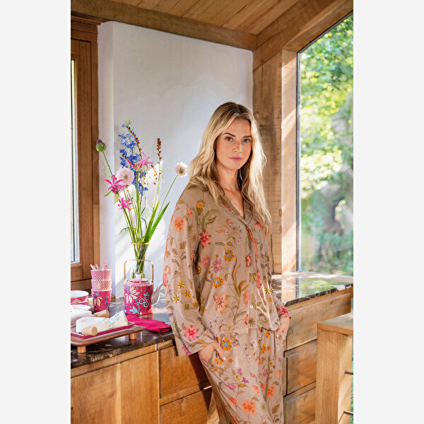 Pip Studio Faye Bej Viscose Bluz-11