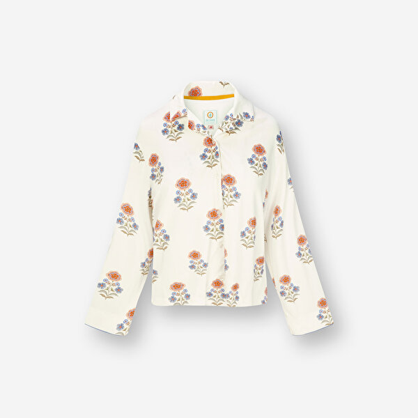 Pip Studio Faye Beyaz Viscose Bluz