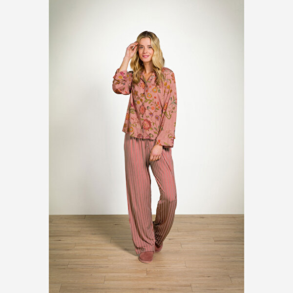 Pip Studio Faye Mercan Viscose Bluz-3