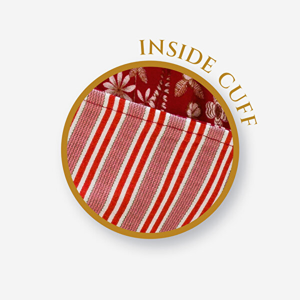 Pip Studio Naomi Kırmızı Viscose Kimono-7