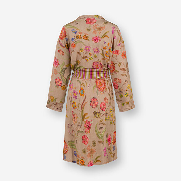 Pip Studio Nisha Bej Viscose Kimono-4