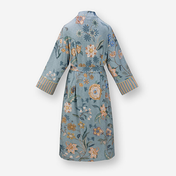 Pip Studio Noa Mavi Viscose Kimono-5