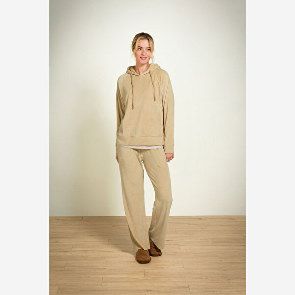 Pip Studio Tamari Bej Kadife Sweatshirt-7