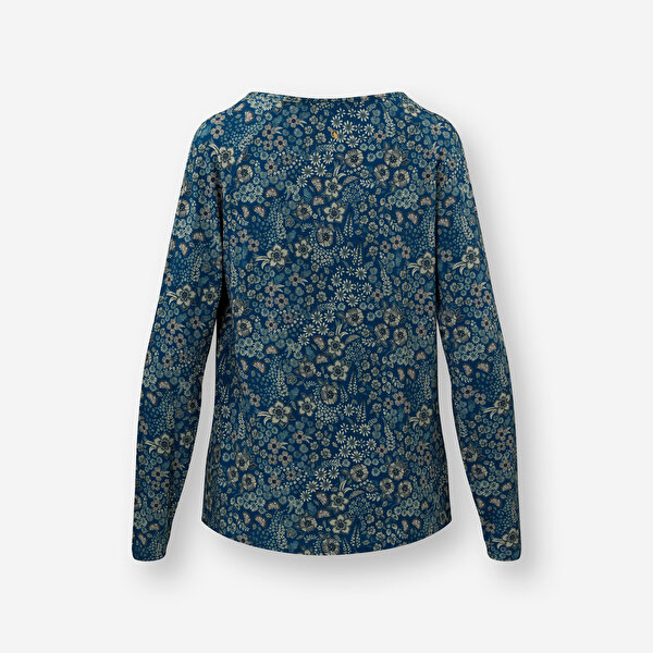 Pip Studio Tina Mavi Viscose Bluz-4