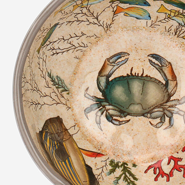 Rose & Tulipani Milano Sea Life Bej Melamin Kase-2